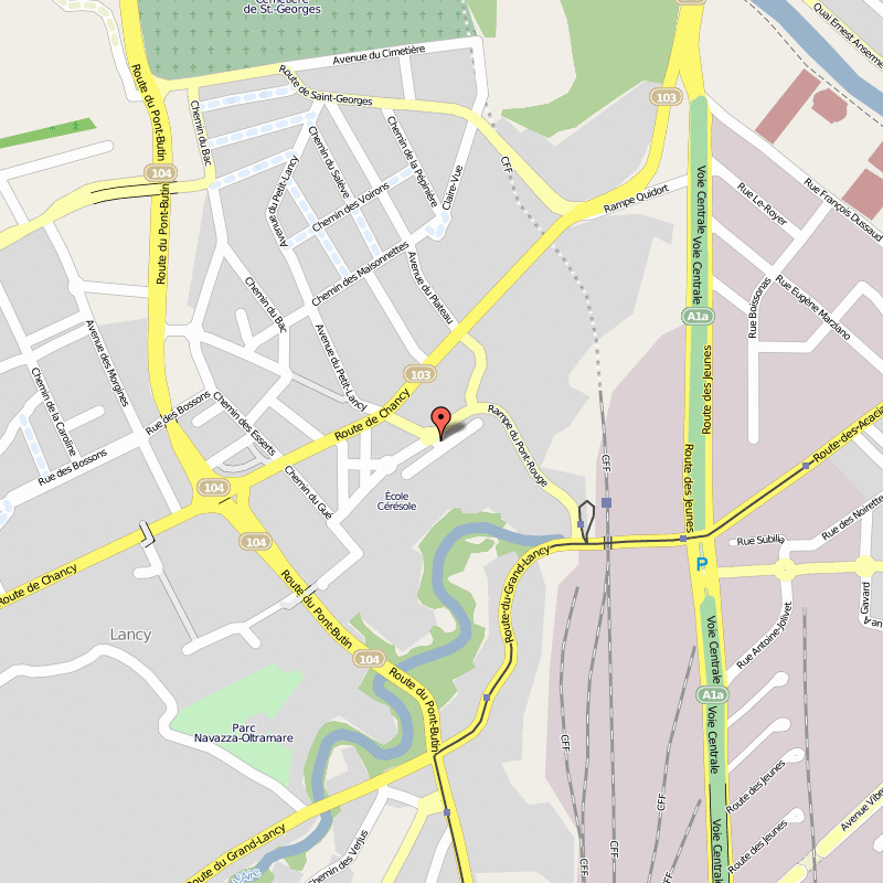 Lancy street plan