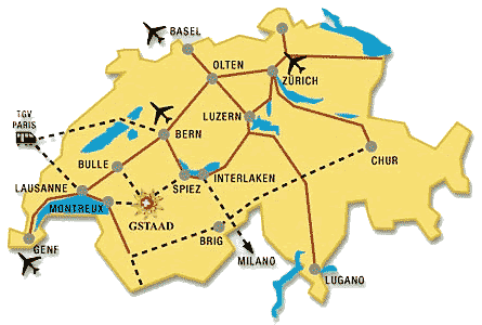 plan plan de Montreux suisse