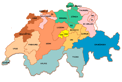 plan de suisse Neuchatel