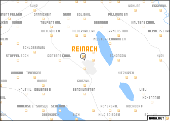 Reinach location plan