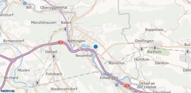 Wettingen itineraire plan