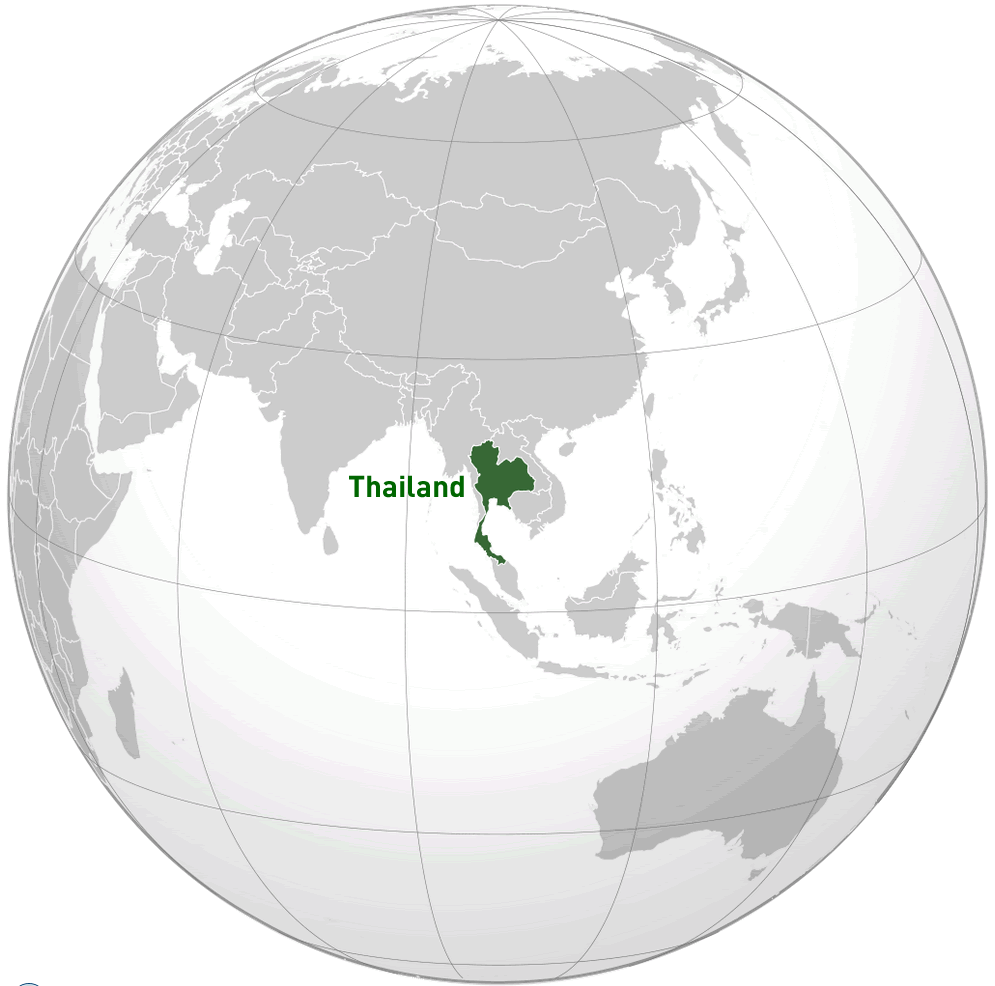 ou est thailande dans la monde