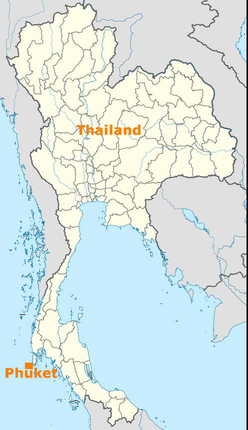 Thailande Phuket Carte