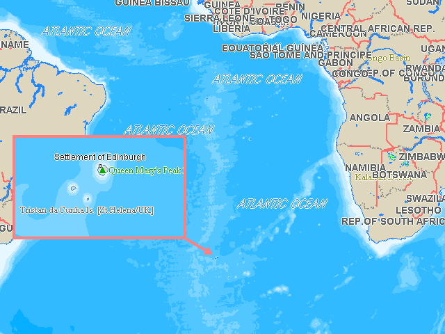 carte tristan du cunha