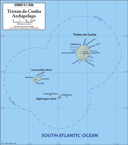 tristan du cunha carte