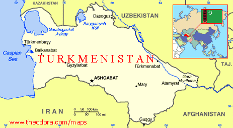 turkmenistan carte