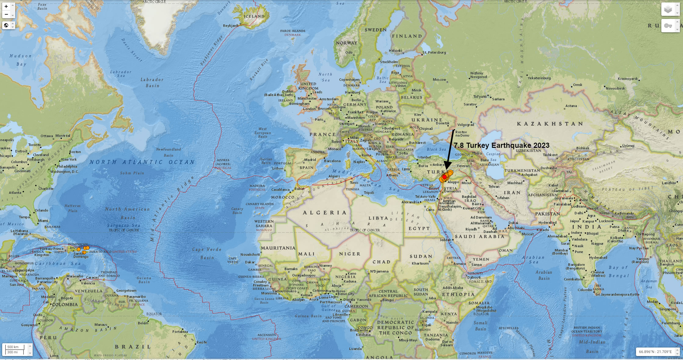 Tremblement de terre en Turquie 2023