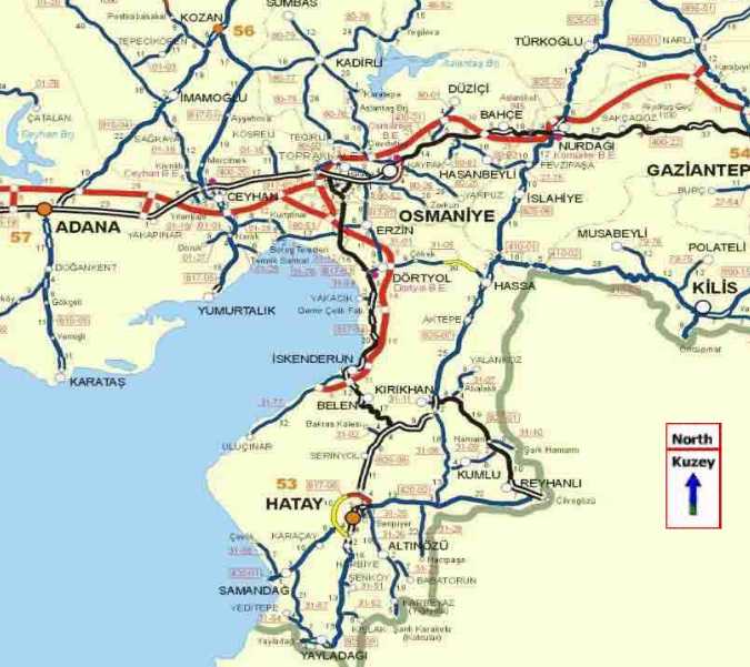 adana routes plan