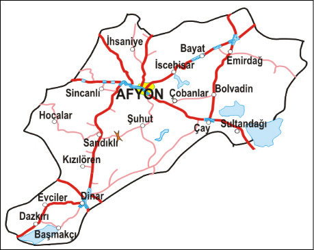 afyonkarahisar town plans