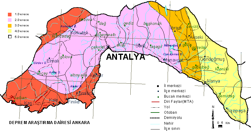 antalya terrequake plan