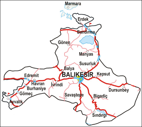 balikesir ville plan