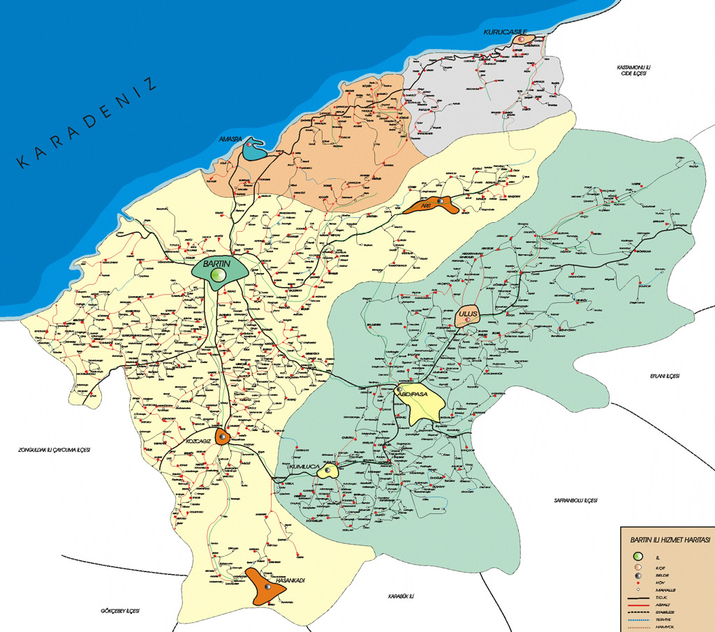 bartin ville plan