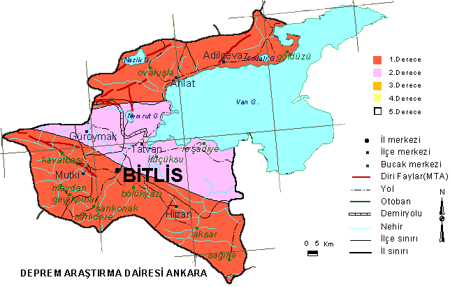 bitlis terrequake plan