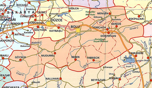 bolu les villes plan