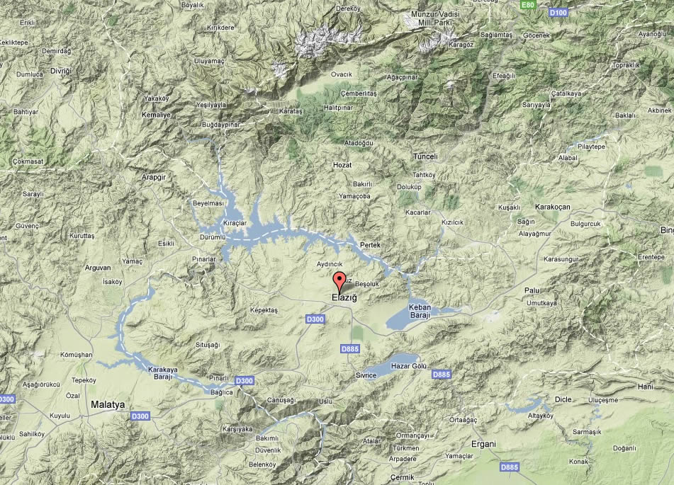 elazig terrain plan