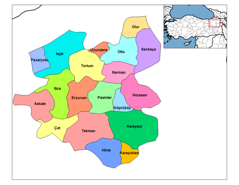 erzurum les villes plan