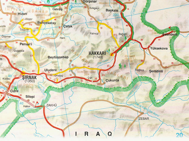 hakkari route plan