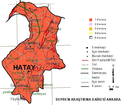 hatay terrequake plan