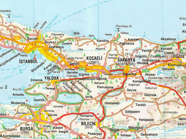istanbul autoroutes plan