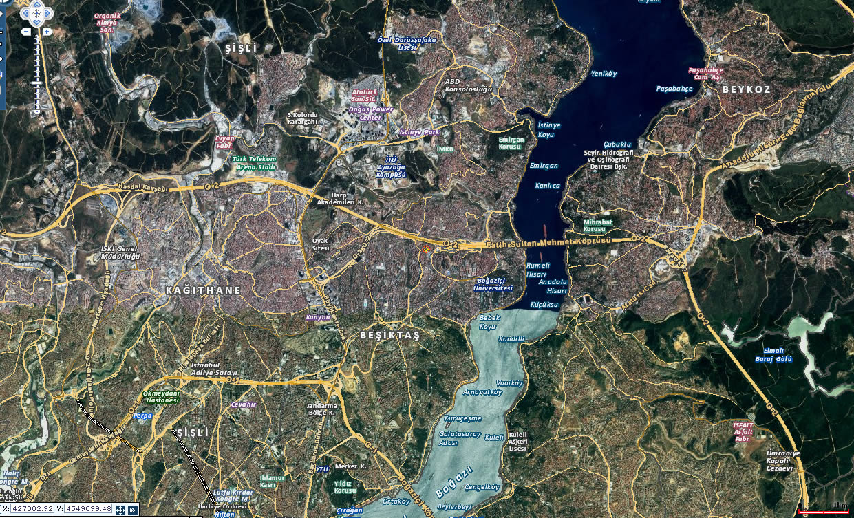istanbul plan 2011 bosphorus