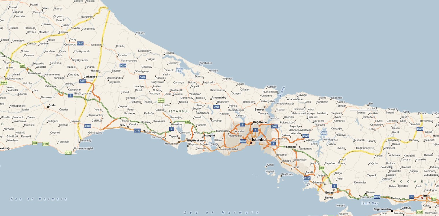 route plan istanbul
