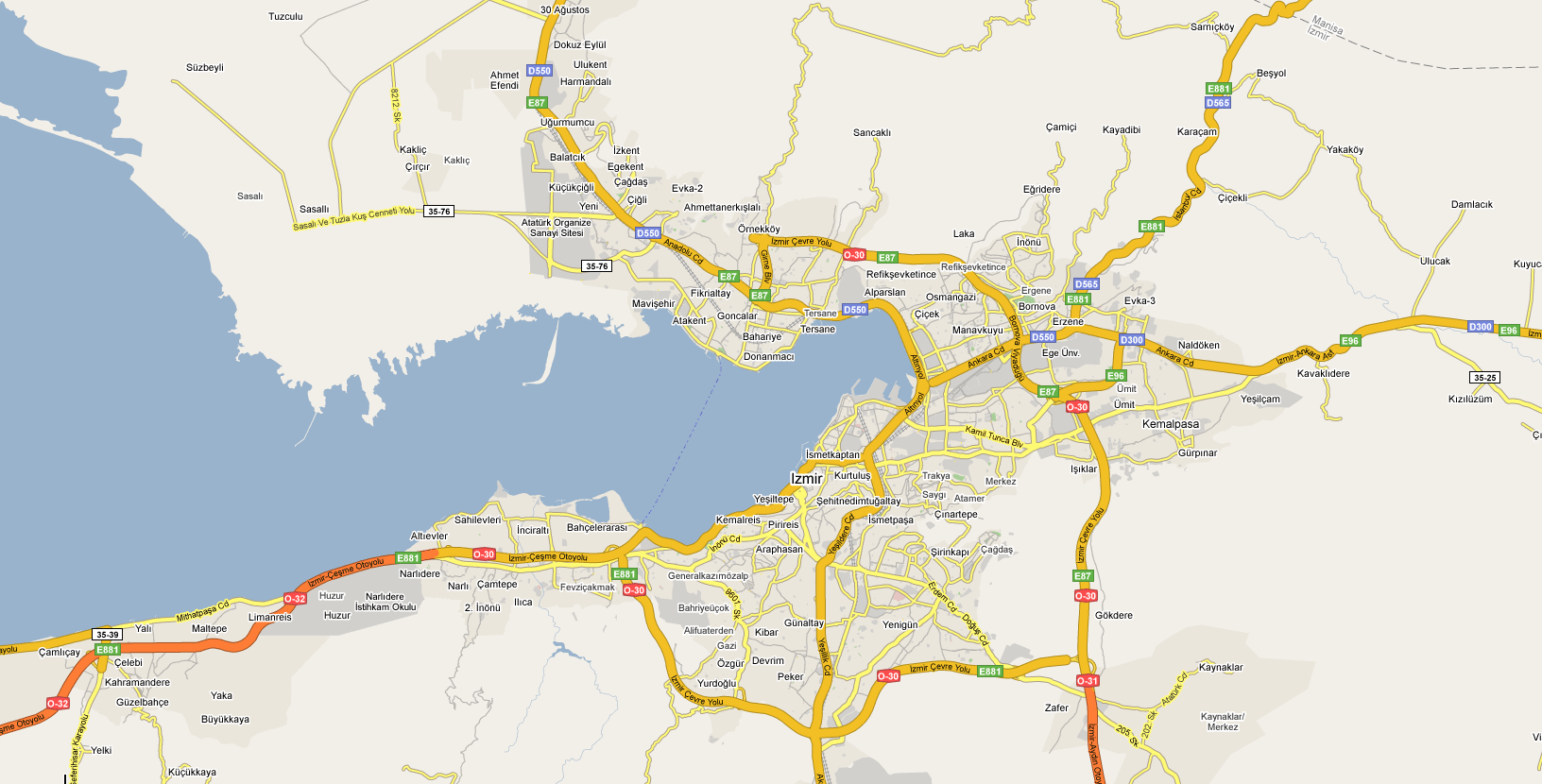 izmir bay plan