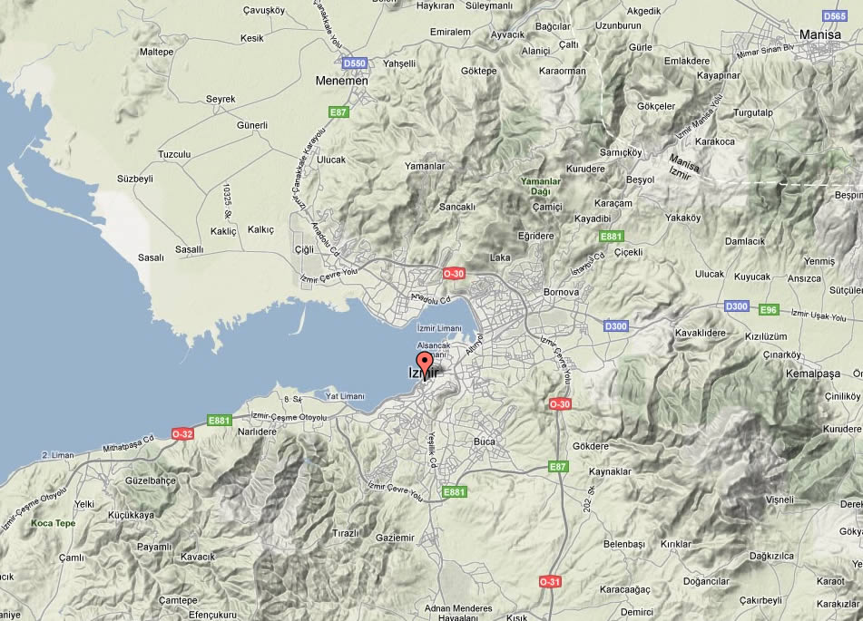 izmir terrain plan