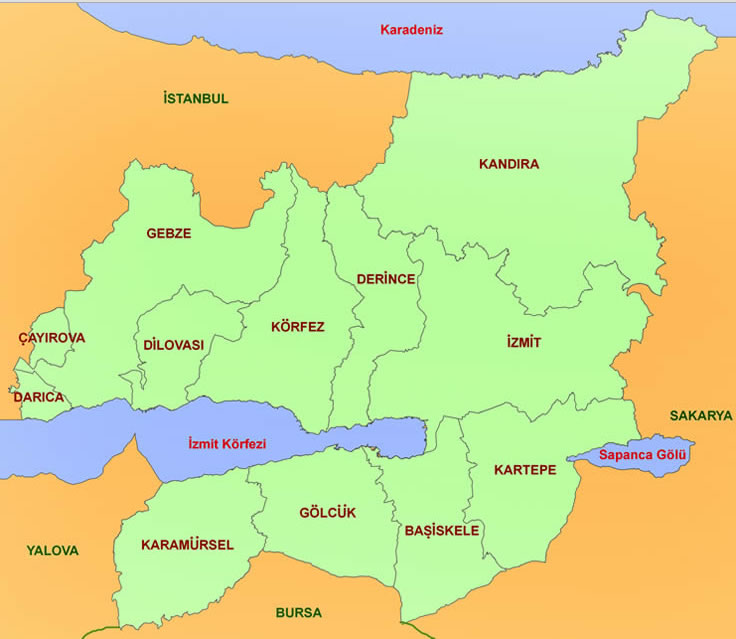 izmit province plan