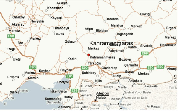 kahramanmaras route plan