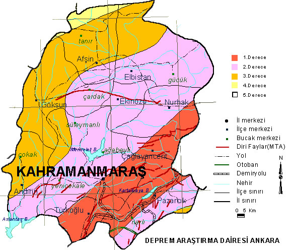 kahramanmaras tremblement de terre plan