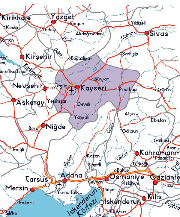 kayseri ville plan