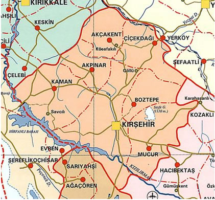 kirsehir province plan