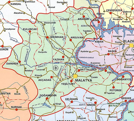 malatya ville plan