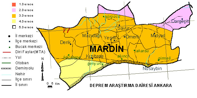 mardin tremblement de terre plan