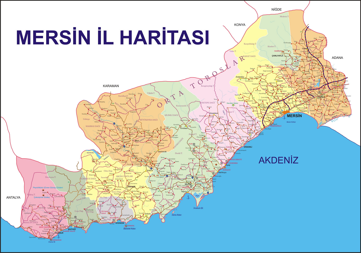 mersin plan