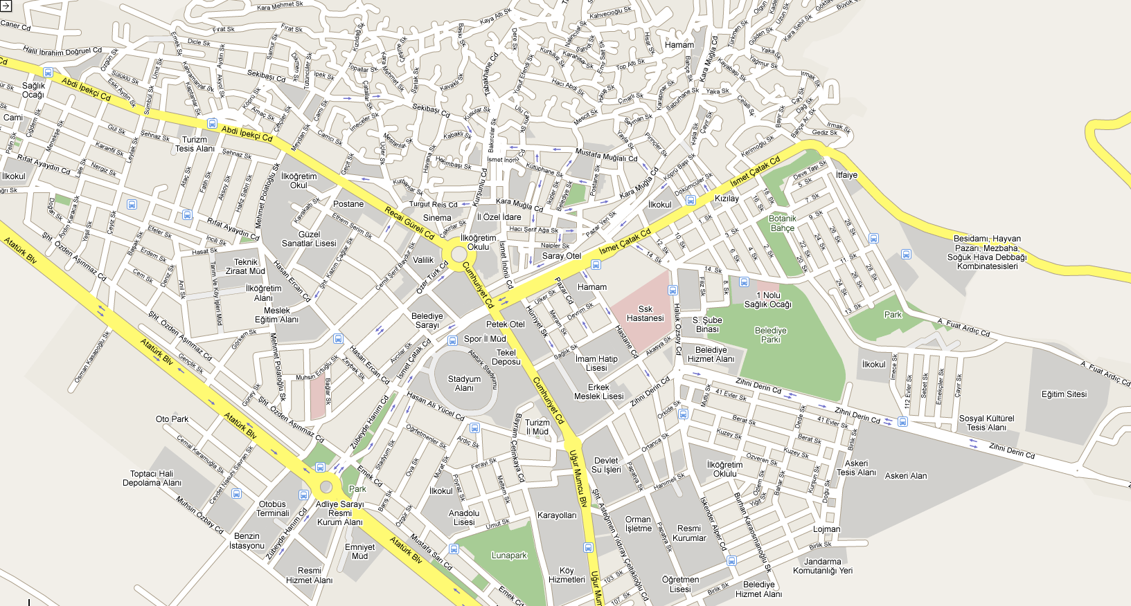 mugla centre plan