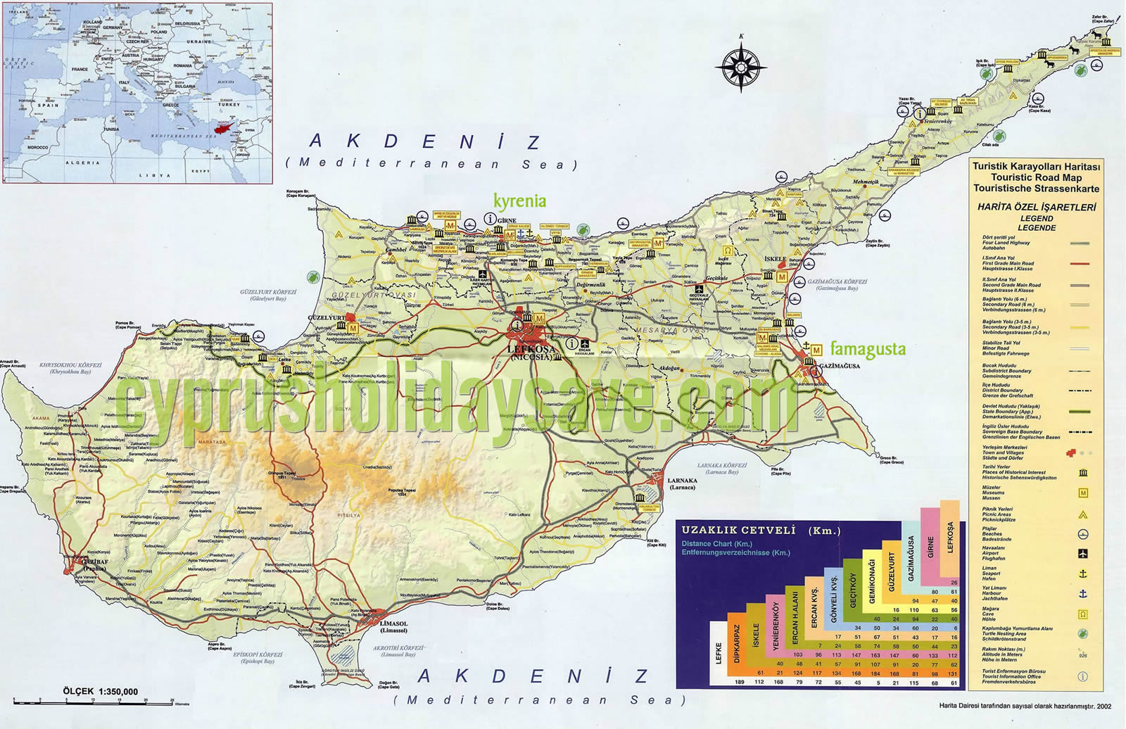 nord chypre plan