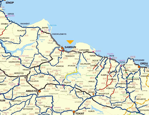 samsun coast plan