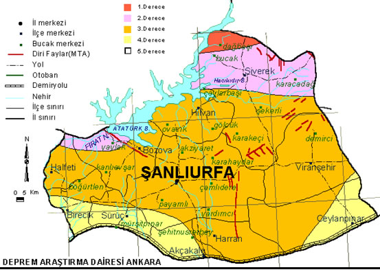 sanliurfa tremblement de terre plan