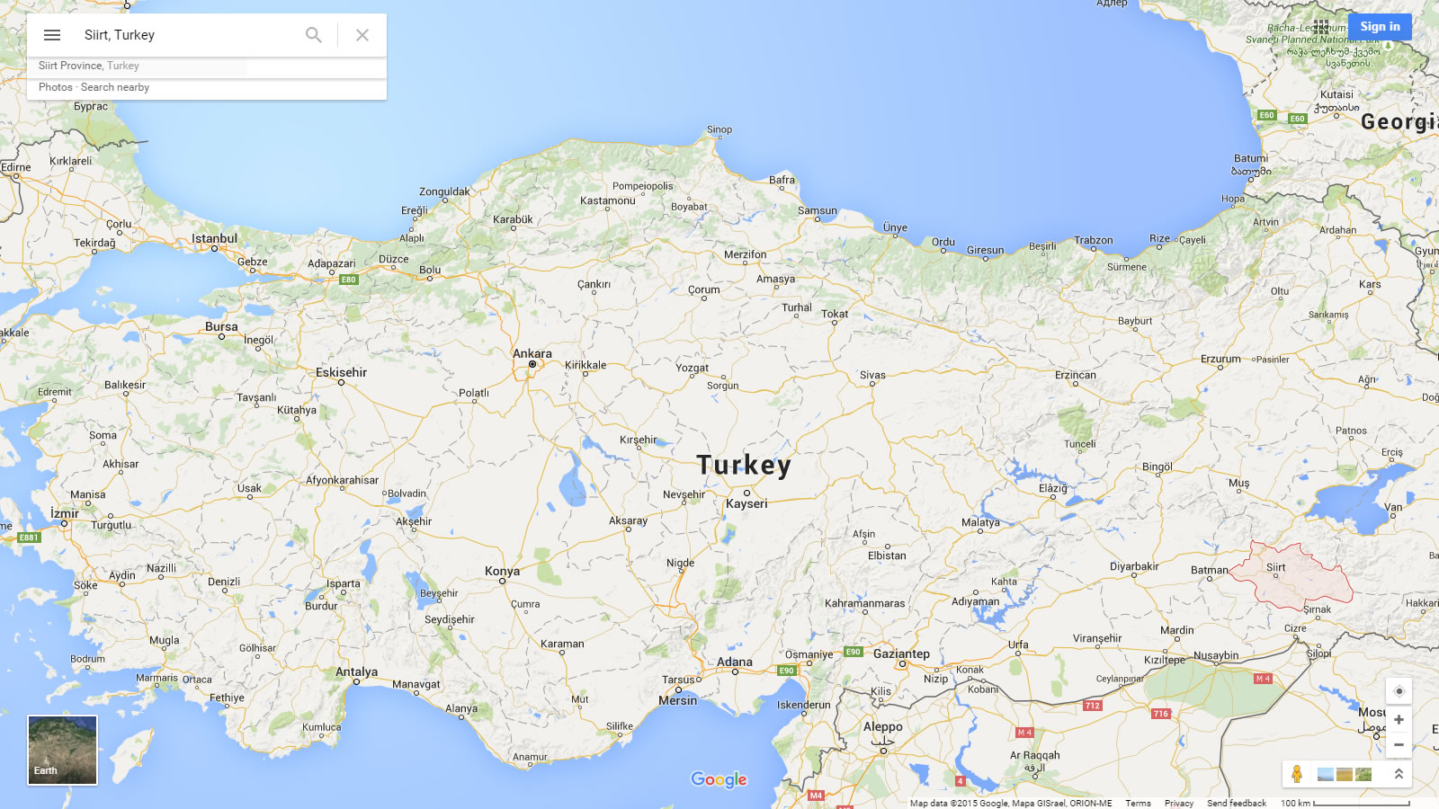 siirt plan turquie