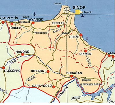 sinop province plan