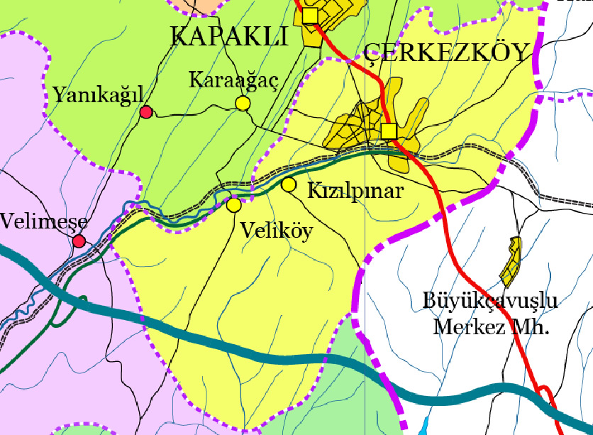 cerkezkoy plan tekirdag