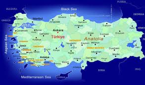 turquie carte anatolie