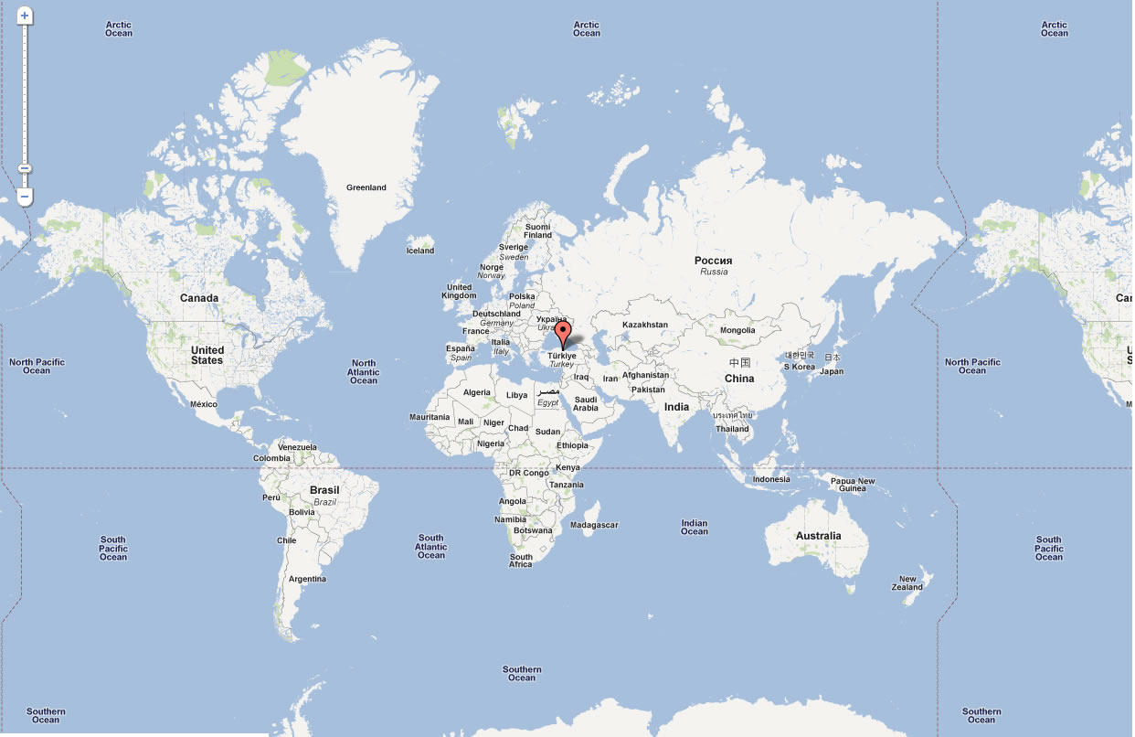 turquie carte location monde