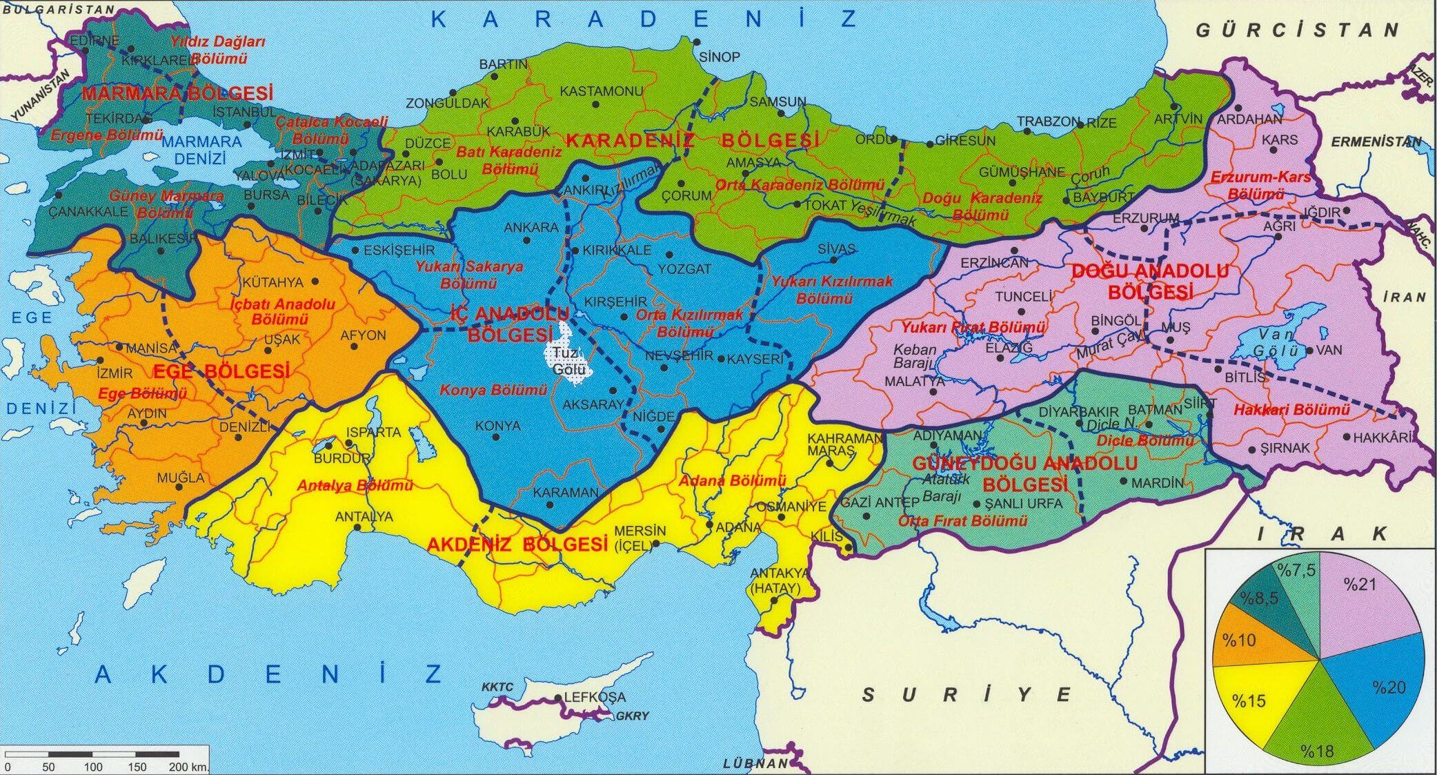 turquie carte provinces l
