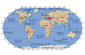 turquie monde carte