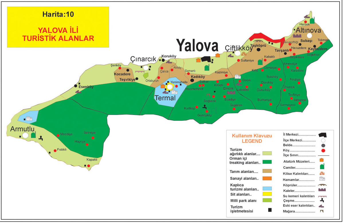 yalova villes plan
