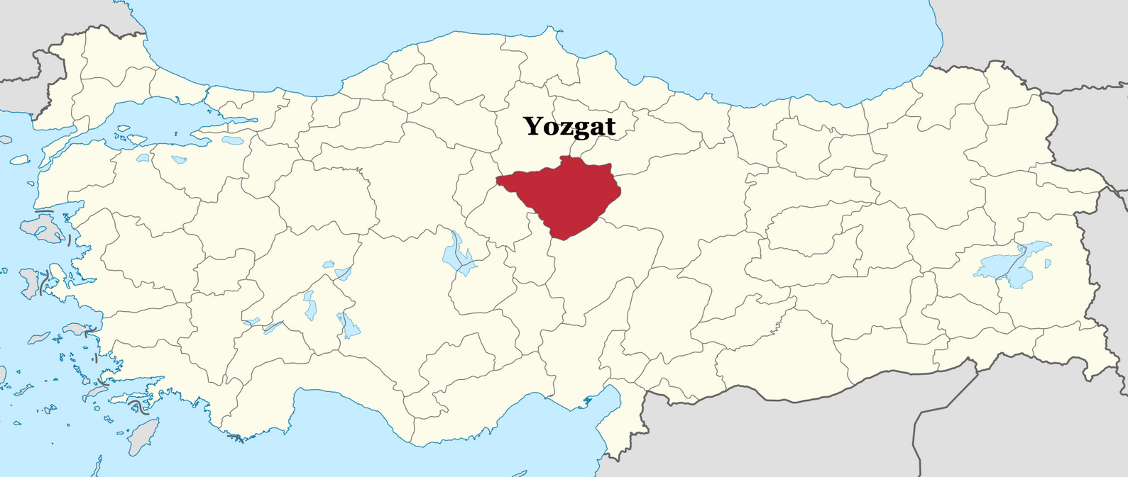 yozgat location plan