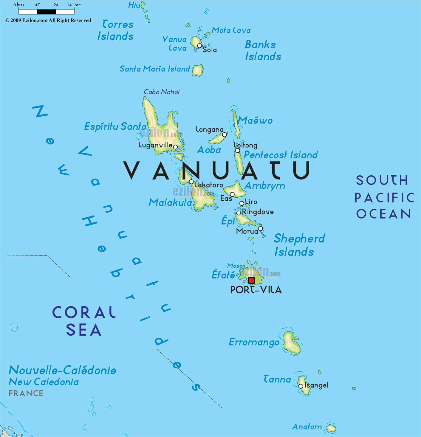 vanuatu cartes