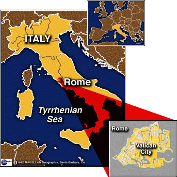 vatican carte italie